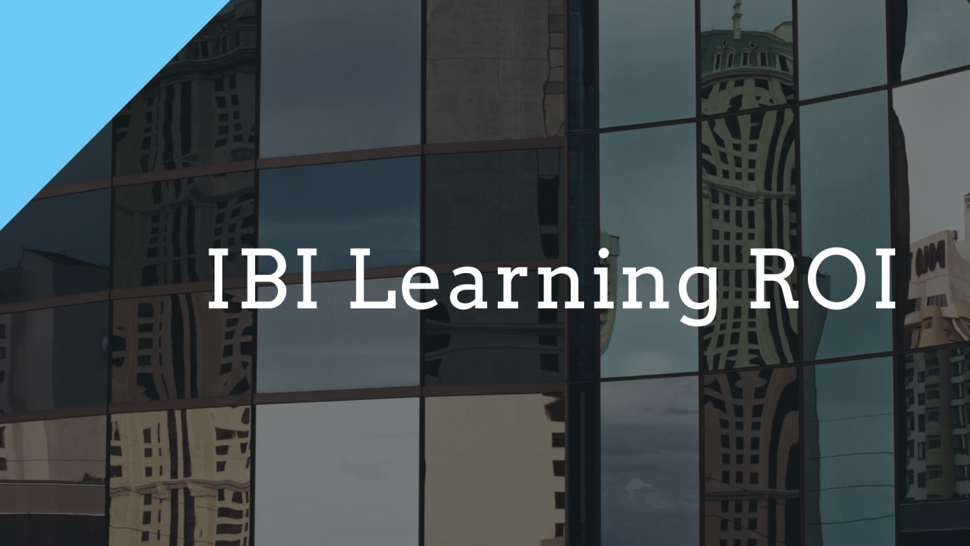 IBI Learning ROI